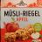 Müsli-Riegel Apfel, ohne Zuckerzusatz von FancyCat1108 | Hochgeladen von: FancyCat1108