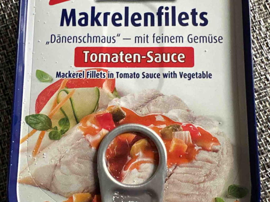 Dänen-Frühstück, Makrelenfilets in Tomatensauce mit Gemüsebeilag | Hochgeladen von: Mazur