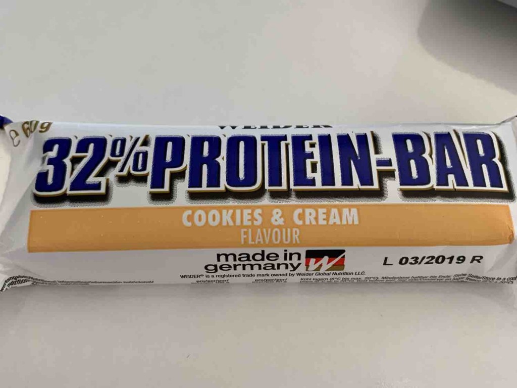 32% Protein-Bar, Cookies & Cream von SasiNeIschKlar | Hochgeladen von: SasiNeIschKlar