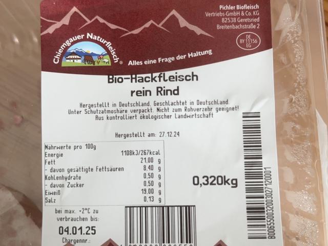 Bio-Hackfleisch rein Rind von emgmichel | Hochgeladen von: emgmichel