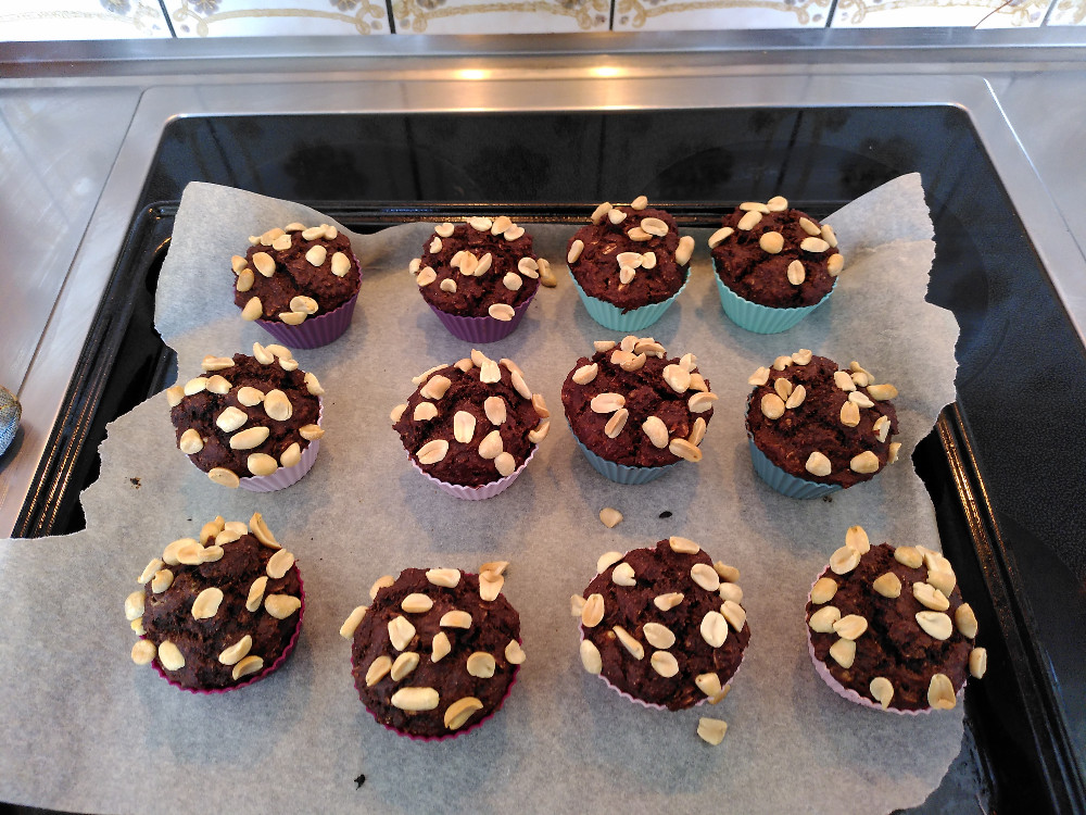 Bananen Erdnuss Hafer Muffins von didi9646 | Hochgeladen von: didi9646