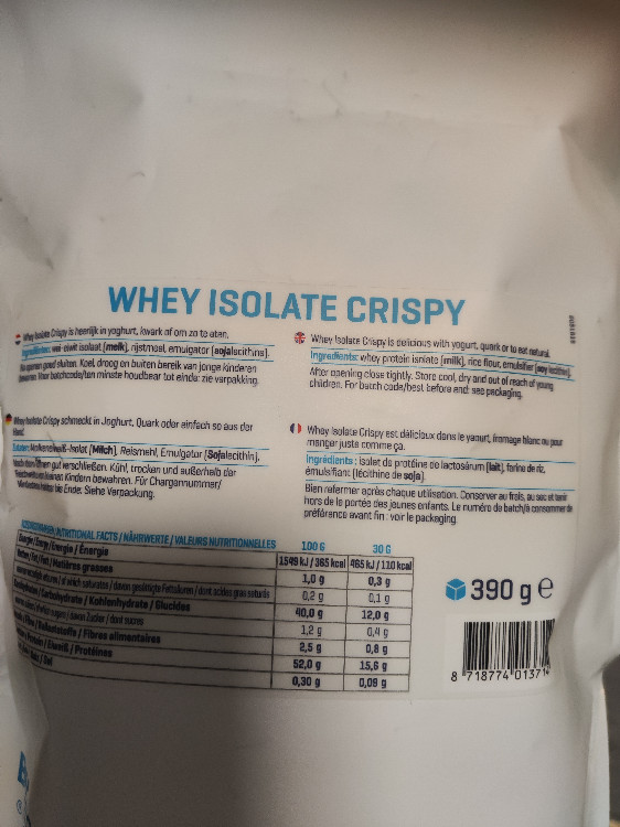 Whey Isolate Crispy von SaRaH.D | Hochgeladen von: SaRaH.D