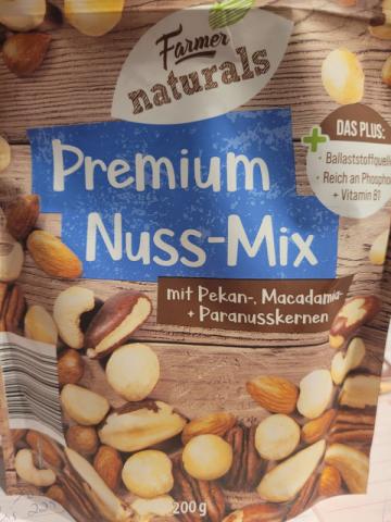 Premium Nuss-Mix, Mit Pekan-,Macadamia-, Paranusskernen von mel. | Hochgeladen von: mel.rue