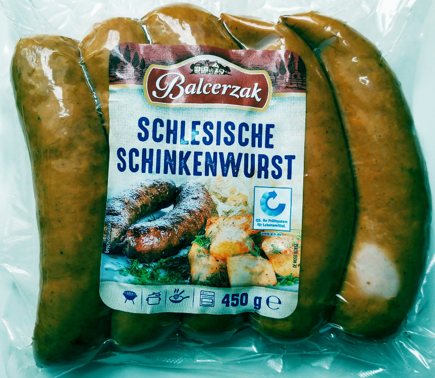 Schlesische Schinkenwurst, Brühwurst mittelfein zerkleinert, geg | Hochgeladen von: sunny_tiger Schlesische Schinkenwurst, Brühwurst mittelfein zerkleinert, geg | Hochgeladen von: sunny_tiger