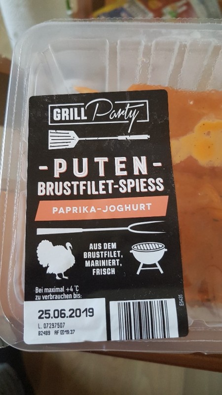 Puten Brustfilet-Spiess, Paprika-Joghurt von Drachy | Hochgeladen von: Drachy