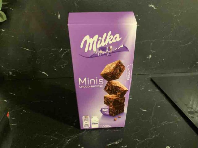 Mini choco brownies milka by lavlav | Uploaded by: lavlav
