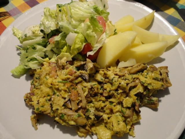 Omelett mit Champignons, deftig | Uploaded by: reg.