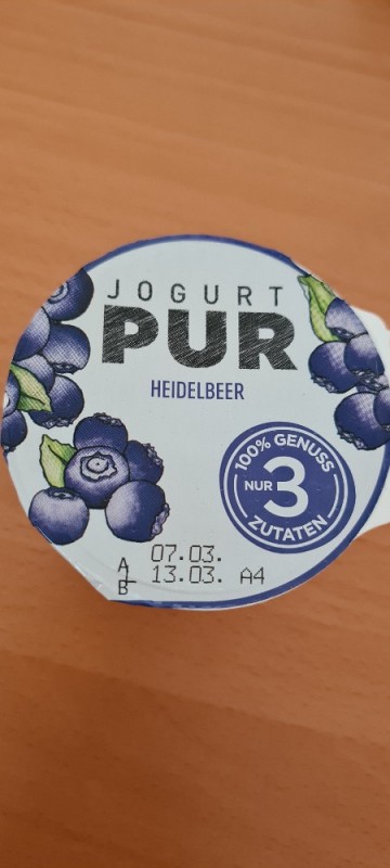 Jogurt PUR Heidelbeer von Habi | Hochgeladen von: Habi