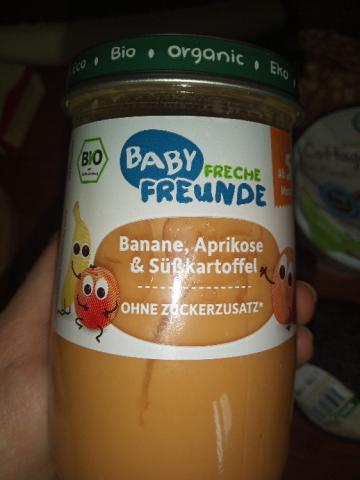 Babybrei, Banane, Aprikose und Süßkartoffel by Tokki | Uploaded by: Tokki