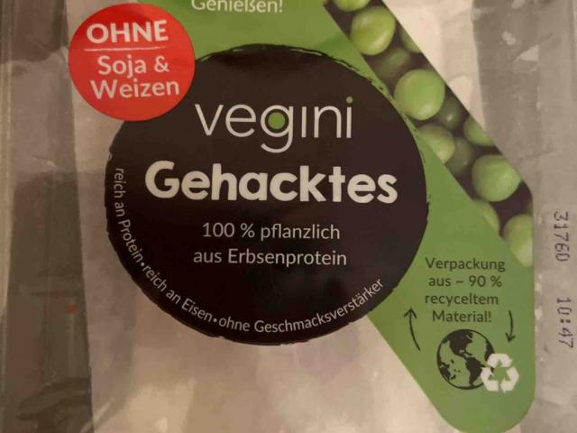 Vegini Gehacktes, 100% Erbsenprotein by tereschen95 | Uploaded by: tereschen95