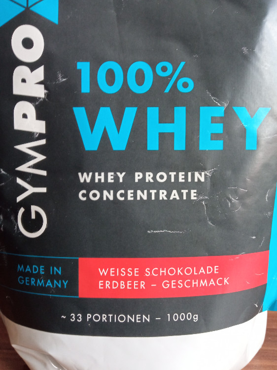 100% Whey Concentrate, Weisse Schokolade Erdbeer-Geschmack von D | Hochgeladen von: D.B.79