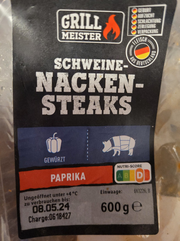 Schweine-Nacken-Steaks, Paprika von Tina65 | Hochgeladen von: Tina65