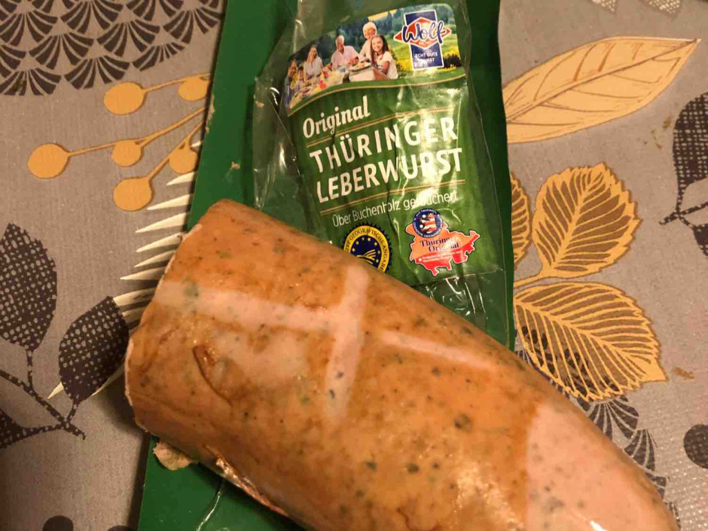 Original Thüringer Leberwurst, über Buchenholz geräuchert von Ma | Hochgeladen von: Manu1606