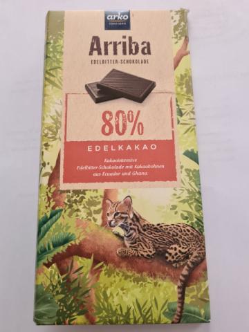 Edelbitter-Schokolade Arriba 80 % von julehst | Hochgeladen von: julehst