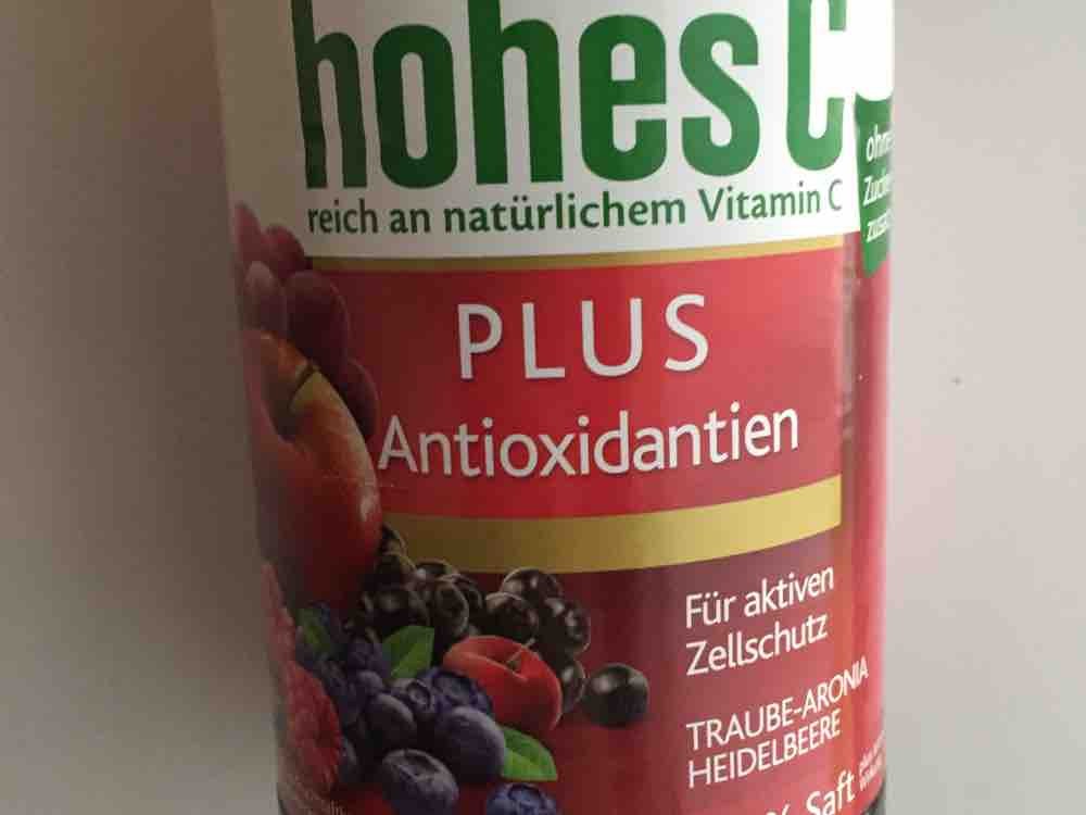 hohes C   (plus Antioxidantien) Traube-Aronis Heidelbeere von Ti | Hochgeladen von: Timofit