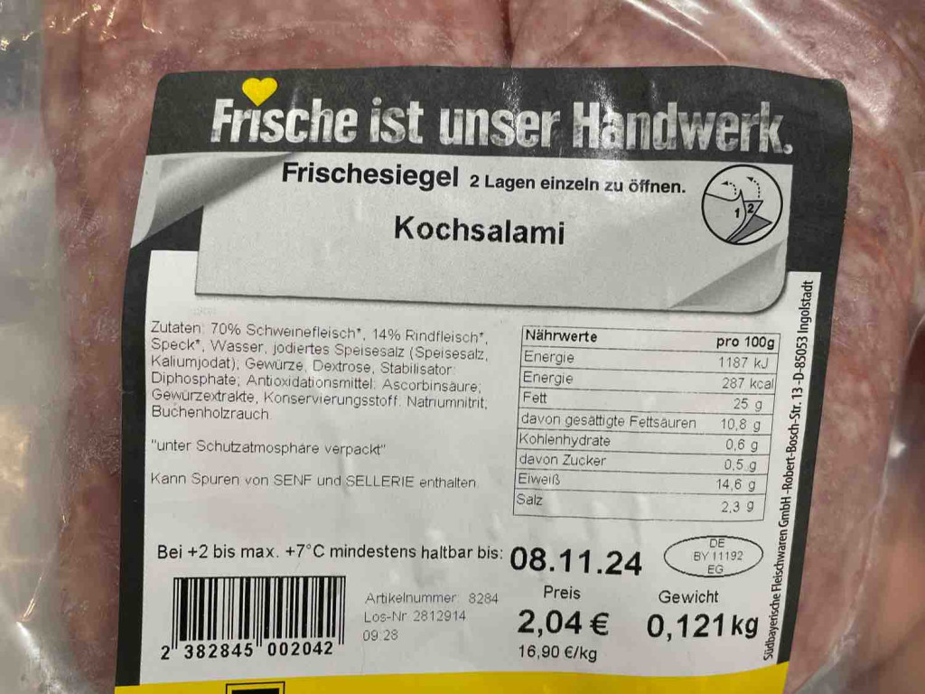 kochsalami edk frischsiegel von nemesmia | Hochgeladen von: nemesmia kochsalami edk frischsiegel von nemesmia | Hochgeladen von: nemesmia