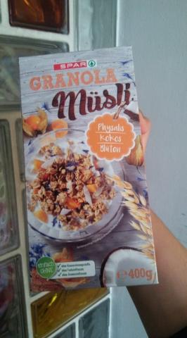 Granola Müsli, Physalis & Kokos & Blüten | Hochgeladen von: sxusxi