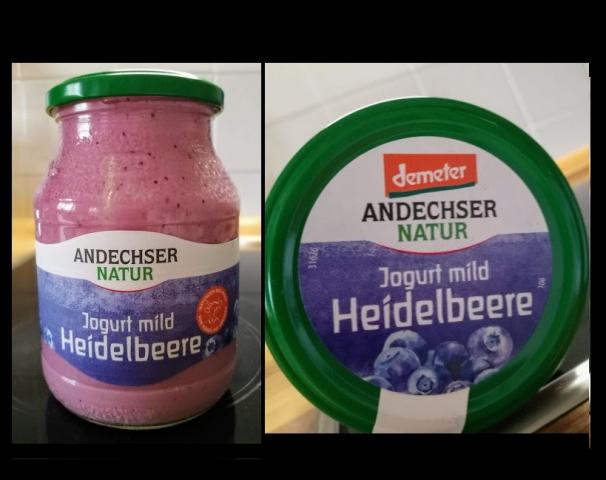 Demeter Joghurt mild Heidelbeere, 3.7% Fett | Hochgeladen von: joragode