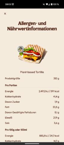 Plant-based Tortilla von Heffafuzzel | Hochgeladen von: Heffafuzzel