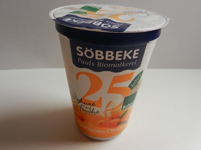 Söbbeke Joghurt auf Frucht, Sanddorn-Orange | Hochgeladen von: maeuseturm