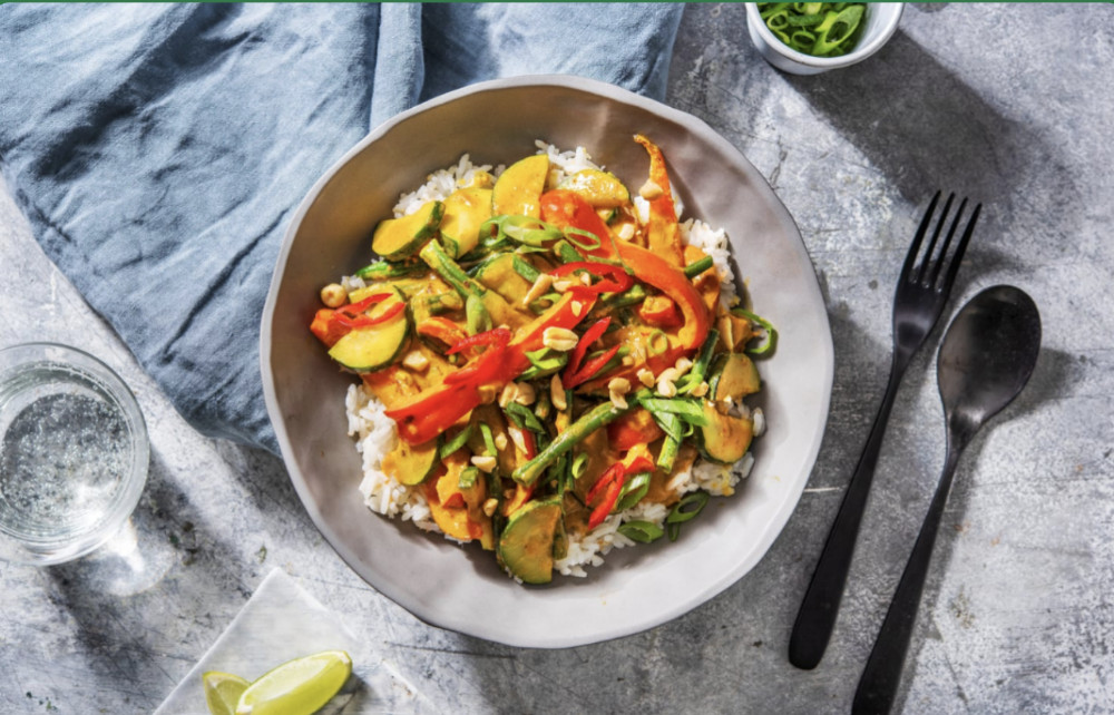 Hellofresh Veganes Erdnuss-Curry mit Kokosreis von sulky | Hochgeladen von: sulky