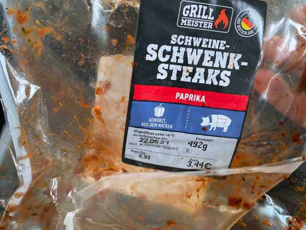 Schwenksteaks vom Schwein Paprika von bauerkatl | Hochgeladen von: bauerkatl