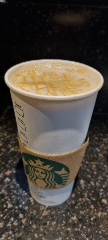 Starbucks Caramel Macchiato, mit Hafermilch von cancellogicbrain | Hochgeladen von: cancellogicbrain