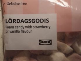 Lördagsgodis Foam Candy, with Strawberry or Vanilla Flavour | Hochgeladen von: lgnt