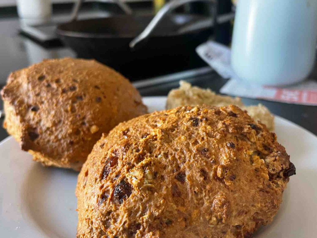 schnelle Haferbrötchen, mit Hüttenkäse von dalidaw | Hochgeladen von: dalidaw