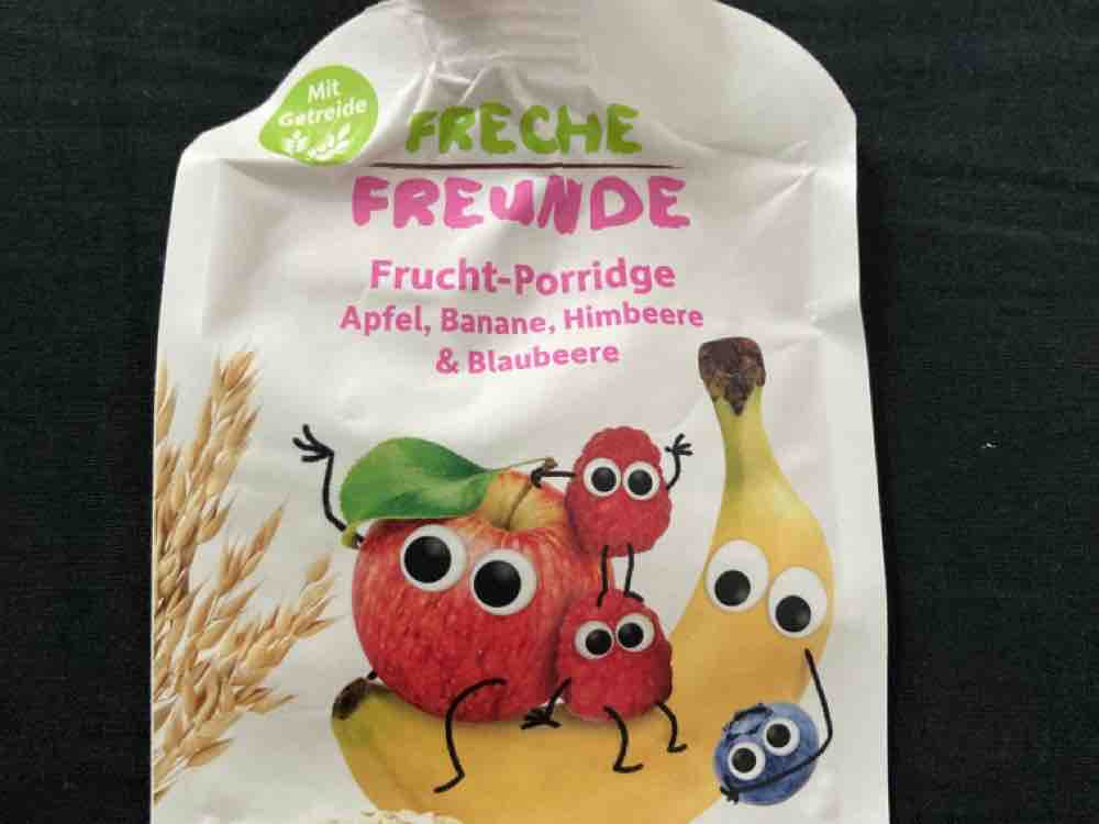 Freche Freunde  Frucht-Porridge, Apfel, Banane, Himbeere und Bla | Hochgeladen von: Besen03