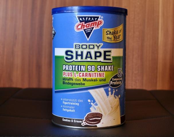 Champ Body Shape Protein 90 Plus L-Carnitin, Cookies and Cre | Hochgeladen von: Taimatsu