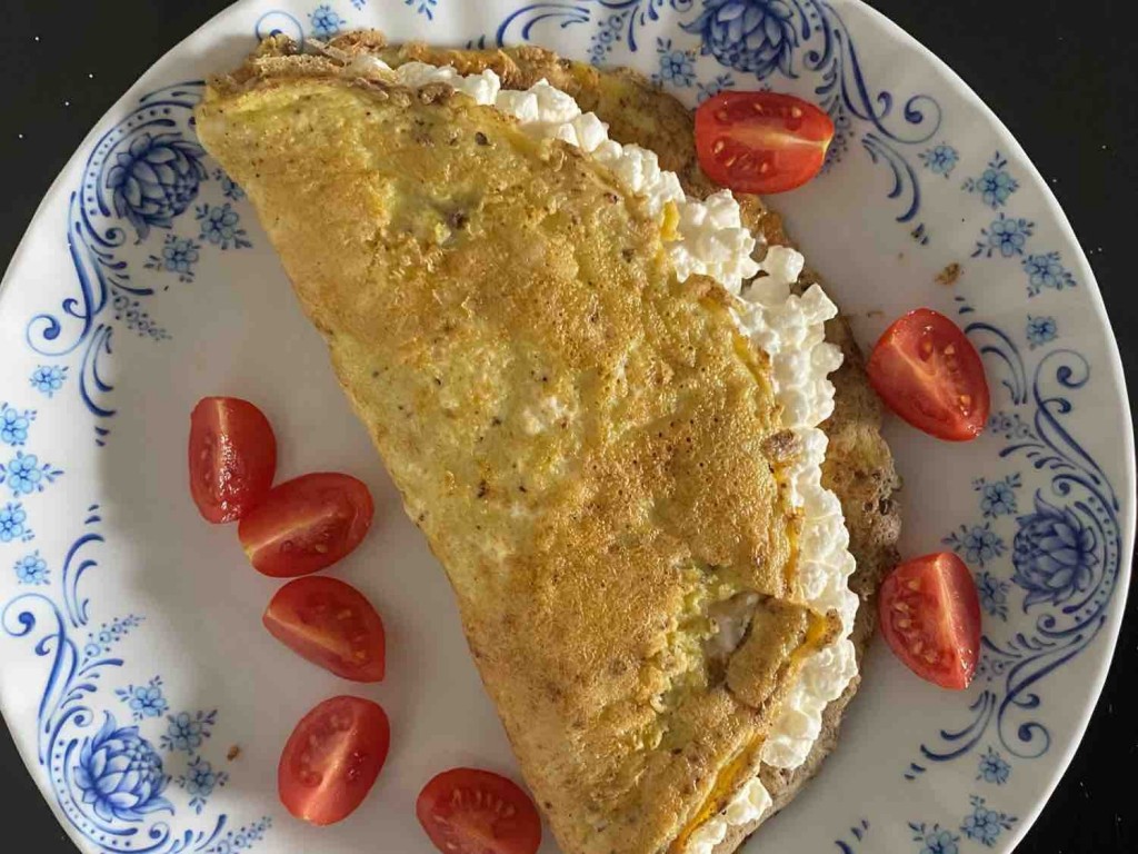 Hüttenkäse Omelette, Jungzwiebel,Paprika, Cherrytomaten von Ugur | Hochgeladen von: UgurCan61