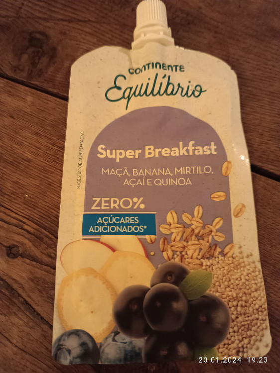 super breakfast comtinente, maçã banana mirtilo açaí quinoa von  | Hochgeladen von: Sabrina wOAnders