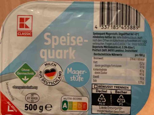 Speisequark, Magerstufe by 357944886433687 | Uploaded by: 357944886433687