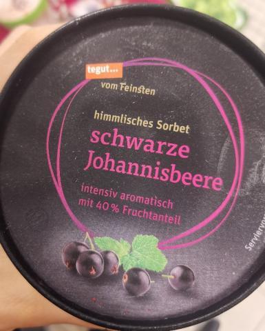 Sorbet schwarze Johannisbeere, Mit 40% Fruchtanteil von haney | Hochgeladen von: haney