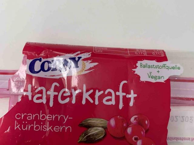 Corny Haferkraft, Cranberry-Kürbiskern von Adri21992 | Hochgeladen von: Adri21992