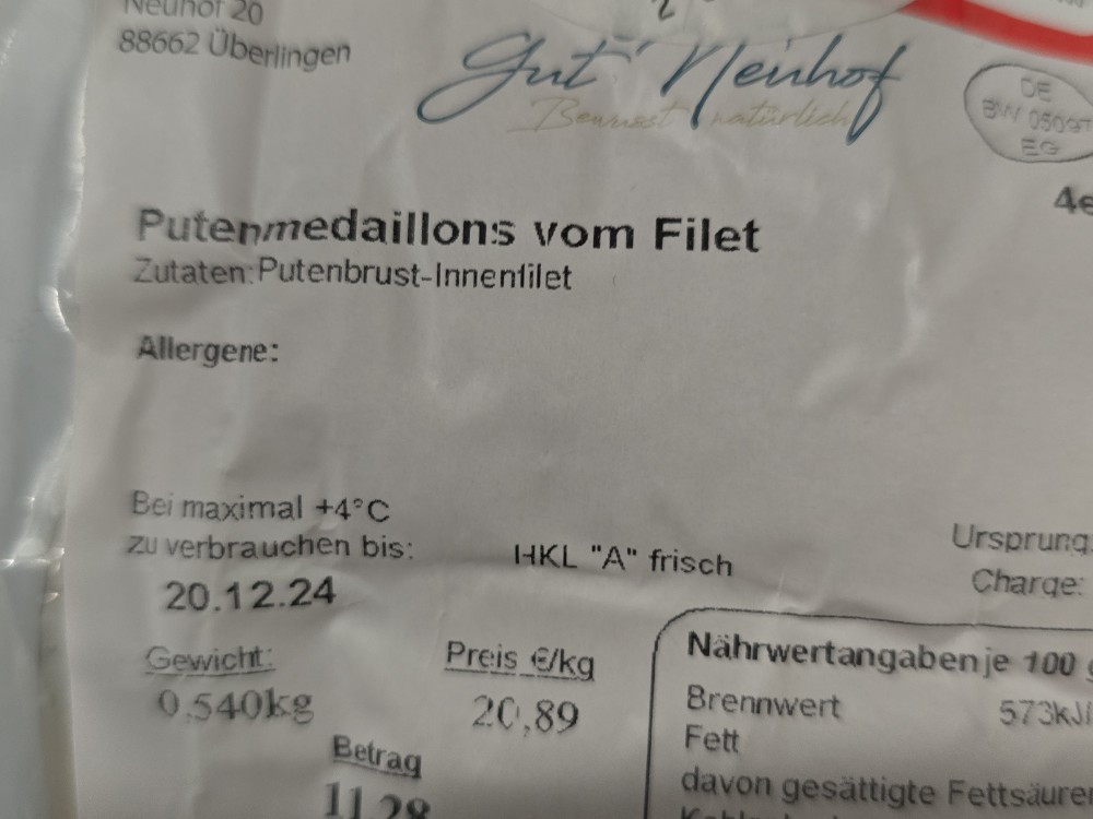 Putenmedaillons vom Filet, 4er von Juley91 | Hochgeladen von: Juley91