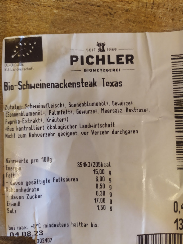 Bio-Schweinenackensteak Texas von Sweettooth | Hochgeladen von: Sweettooth