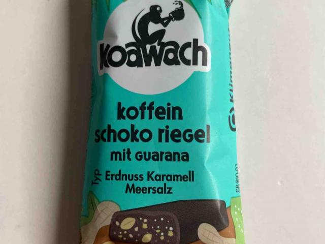 Koffein Schokoriegel mit Guarana, Erdnuss Karamell Meersalz von  | Hochgeladen von: Susibaer