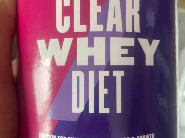 Clear Whey Diet von Swoobedyswoo | Hochgeladen von: Swoobedyswoo