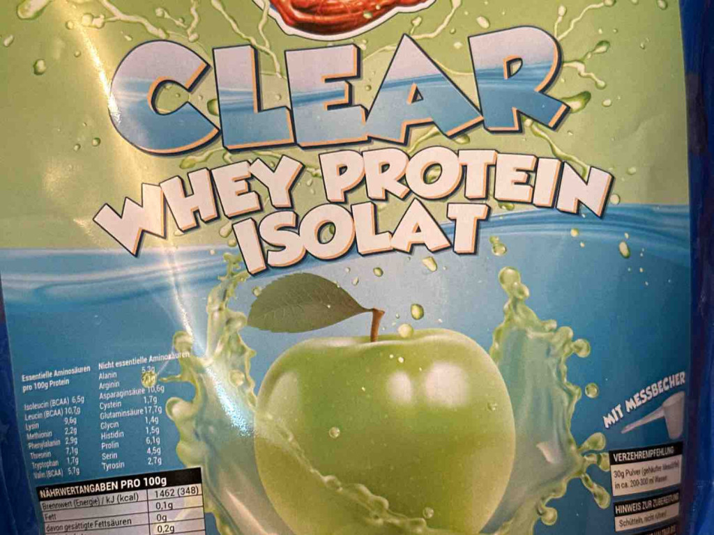 Clear whey isolat protein (Grüner Apfel) von User15816940 | Hochgeladen von: User15816940
