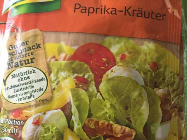 Knorr Salatkrönung Paprika-Kräuter zubereitet von JezziKa | Hochgeladen von: JezziKa