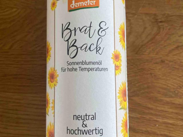 Brat & Back Sonnenblumenöl, für hohe Temperaturen von Kersti | Hochgeladen von: KerstinD