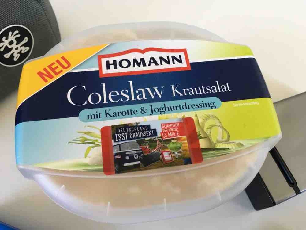Homann, Coleslaw Krautsalat, mit Karotte &amp; Jogurtdressing Kalorien ...