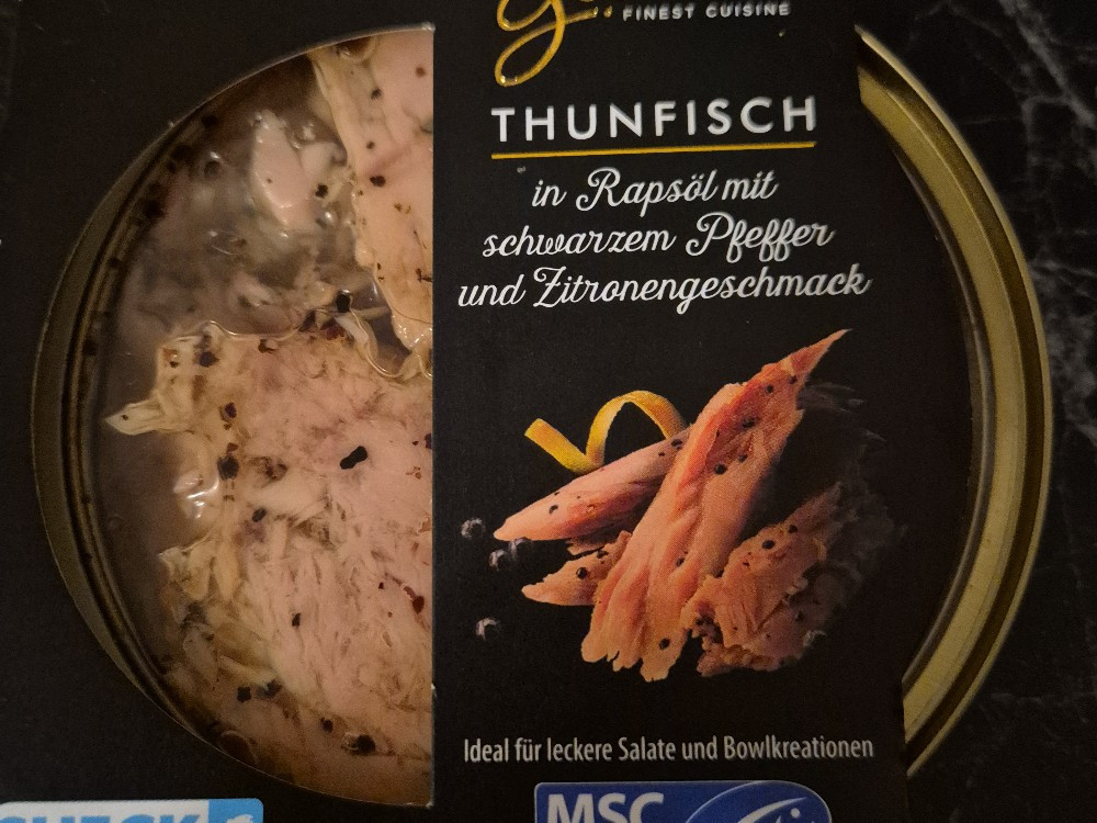 Thunfisch mit Rapsöl, schwarzem Pfeffer und Zitrone von JuWi1980 | Hochgeladen von: JuWi1980