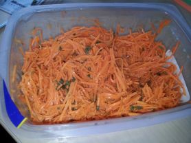 Karottensalat gewürzt | Hochgeladen von: zettymaus