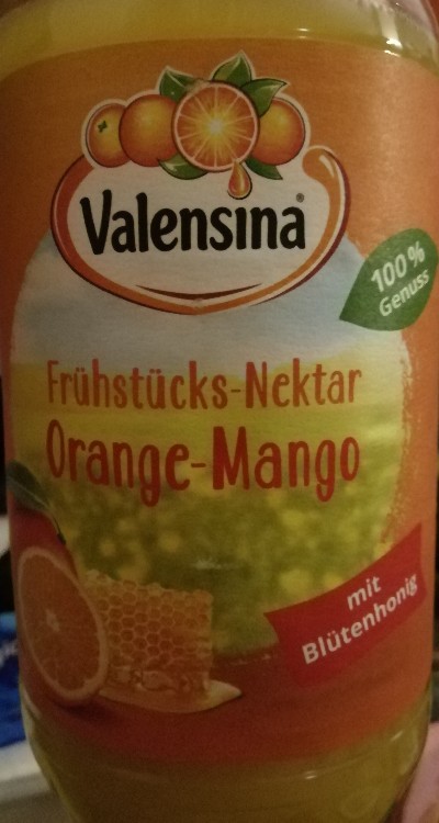 Valensina, Valensina Frühstücksnektar, mit Blütenhonig, Orange-Mango ...