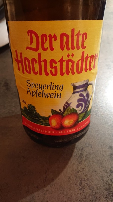 Der Alte Hochstädter Speyerling Apfelwein von SylviZ. | Hochgeladen von: SylviZ.
