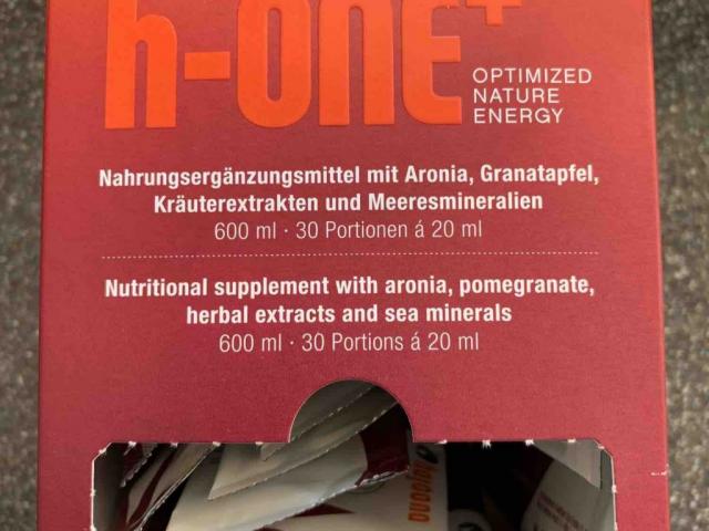 h-one Aronia Granatapfelgetr?nk , mit Kr?uterextrakten, Vitamine | Hochgeladen von: dirklais