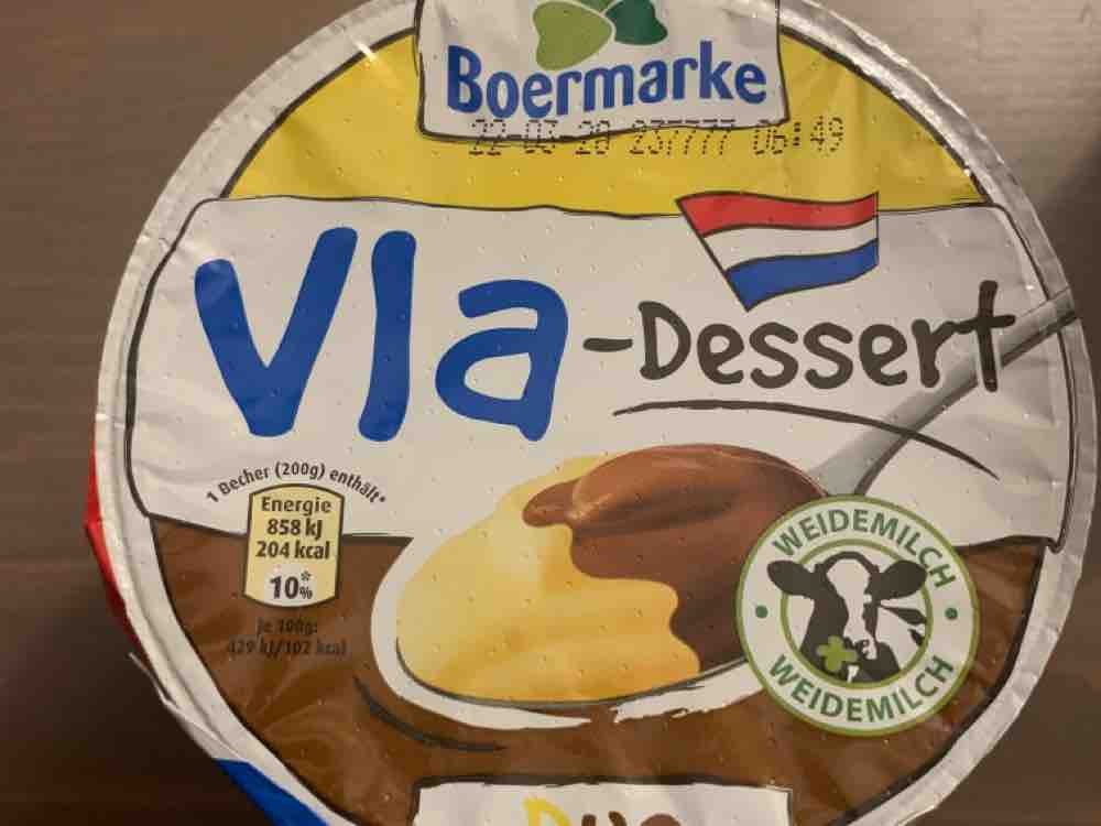 Boermarke, Vla-Dessert Kalorien - Neue Produkte - Fddb